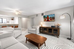 Condo, 2 Bedrooms | Living area | Smart TV