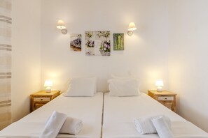 2 chambres, fer et planche à repasser, accès au Wi-Fi (inclus)