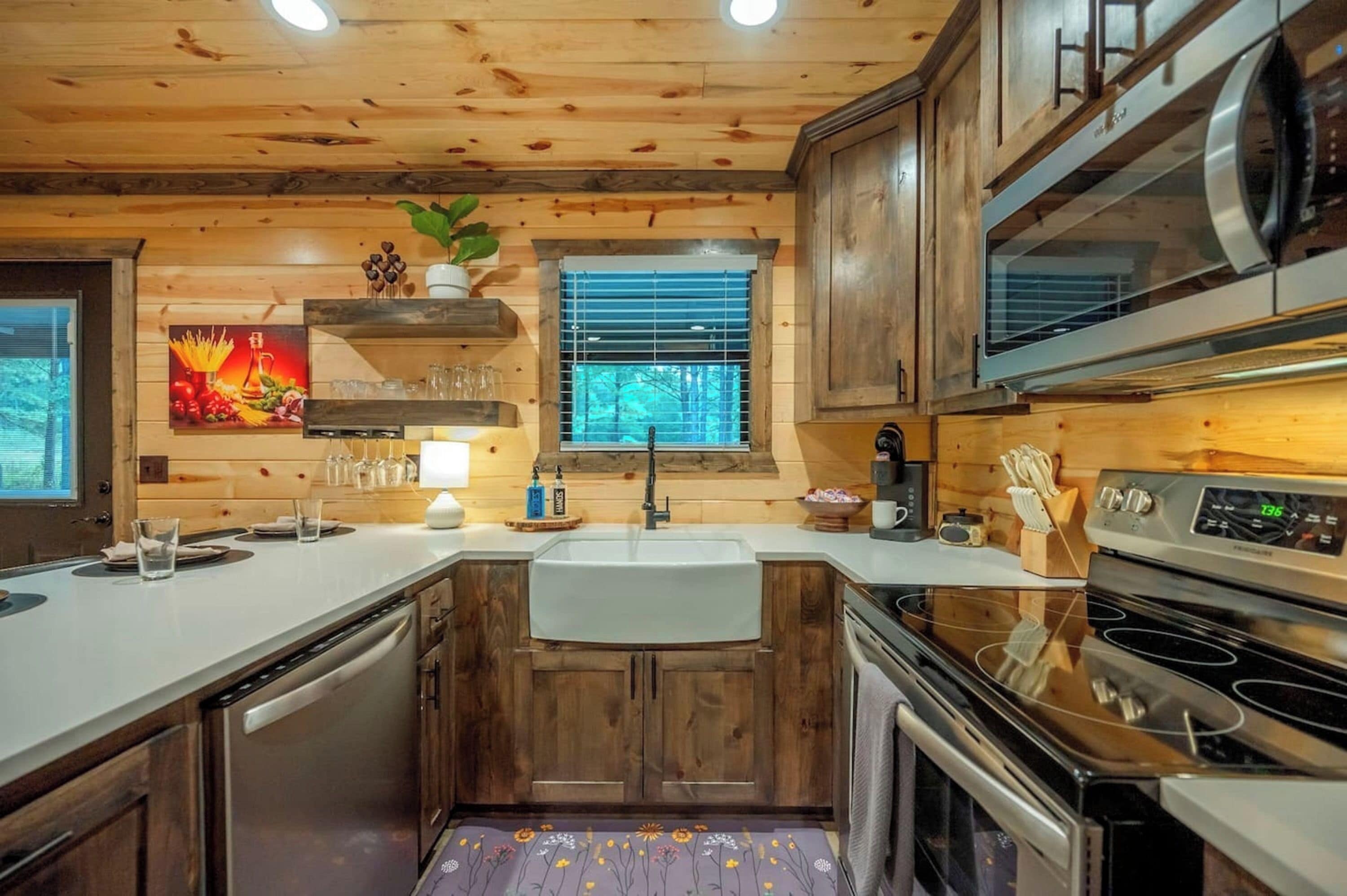 特色小屋, 2 間臥室, 私人泳池 | 私人廚房 | 電冰箱、微波爐、烤箱、爐台