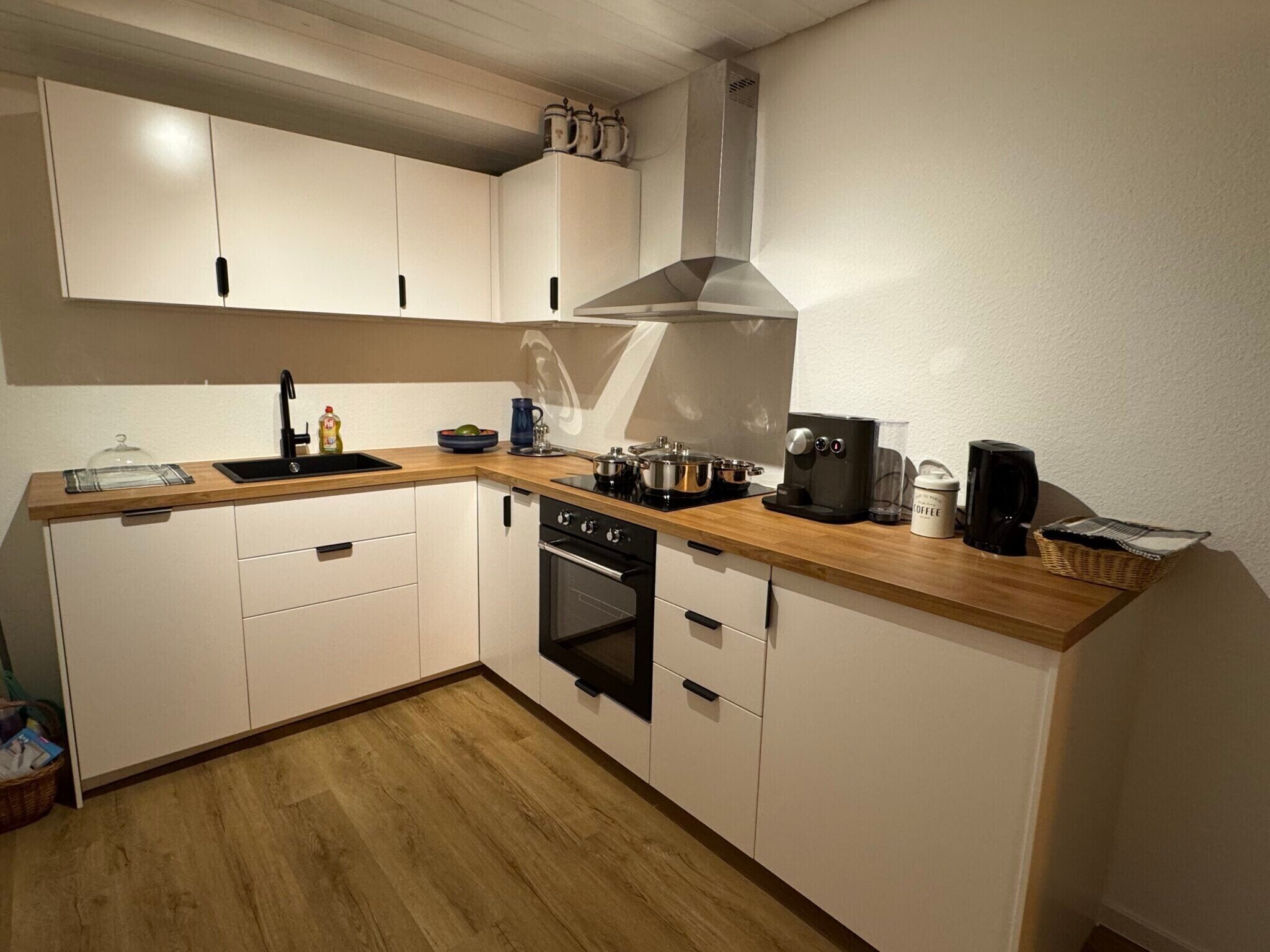 Kühlschrank, Ofen, Herdplatte, Geschirrspüler
