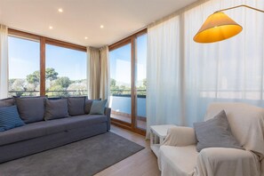 Apartment | Living area - Rental in Rome San Pancrazio Penthouse (Rome)