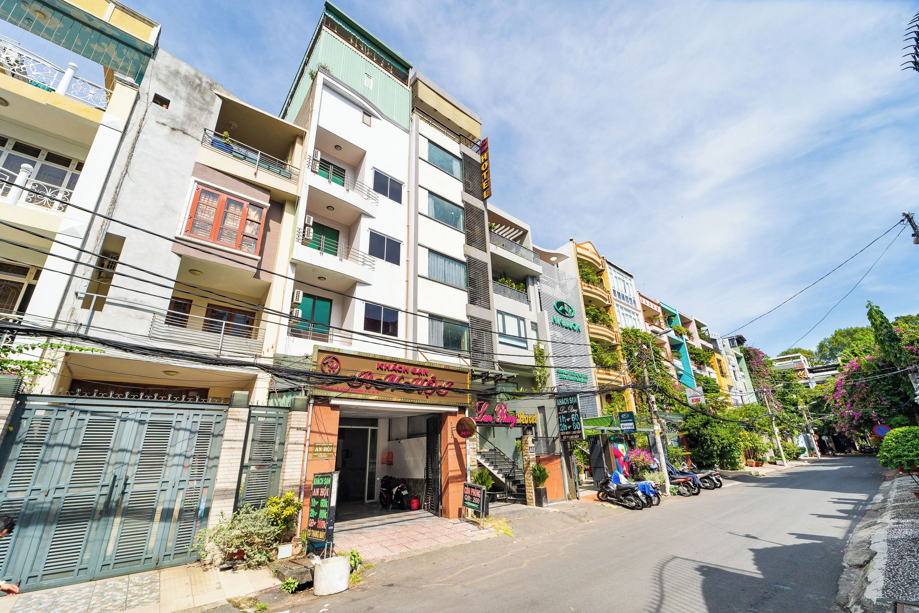 Façade de l’hébergement