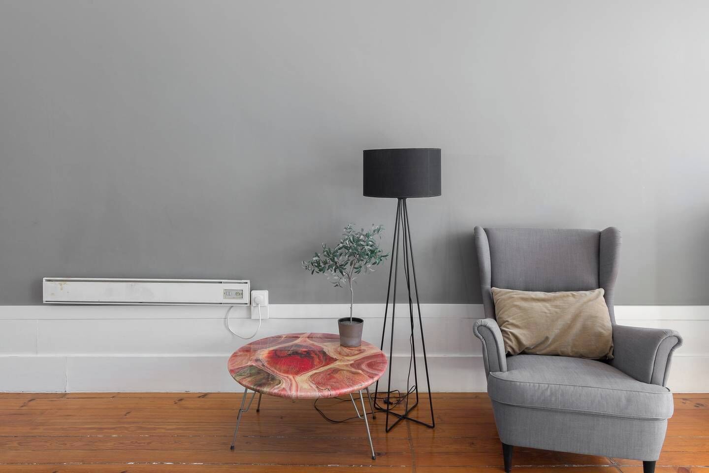 アパートメント (Deluxe Suite with River View) | リビングルーム | 24 インチの薄型テレビ (デジタル放送視聴可)