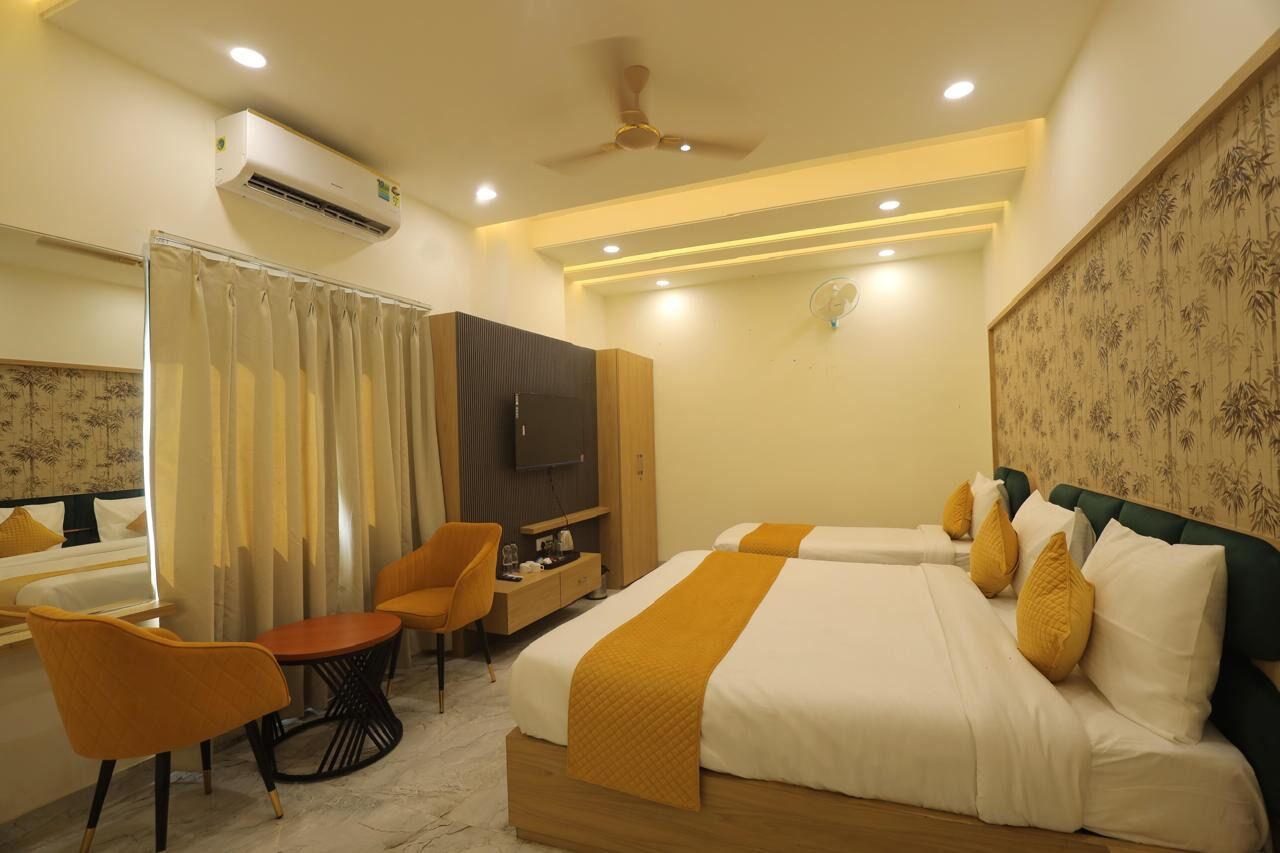 디럭스 트리플룸 | 객실 내 금고, 무료 WiFi