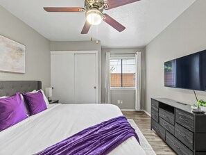 3 bedrooms, iron/ironing board, travel cot, free WiFi