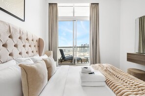 2 slaapkamers, een strijkplank/strijkijzer, wifi, beddengoed