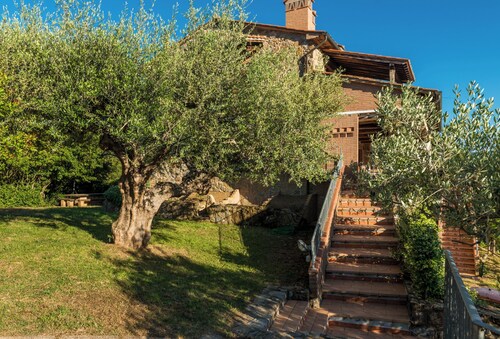 Panoramic, lighted pool, large garden, in the woods, 15 min from the sea (1)