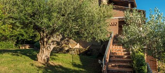 Panoramic, lighted pool, large garden, in the woods, 15 min from the sea (1)