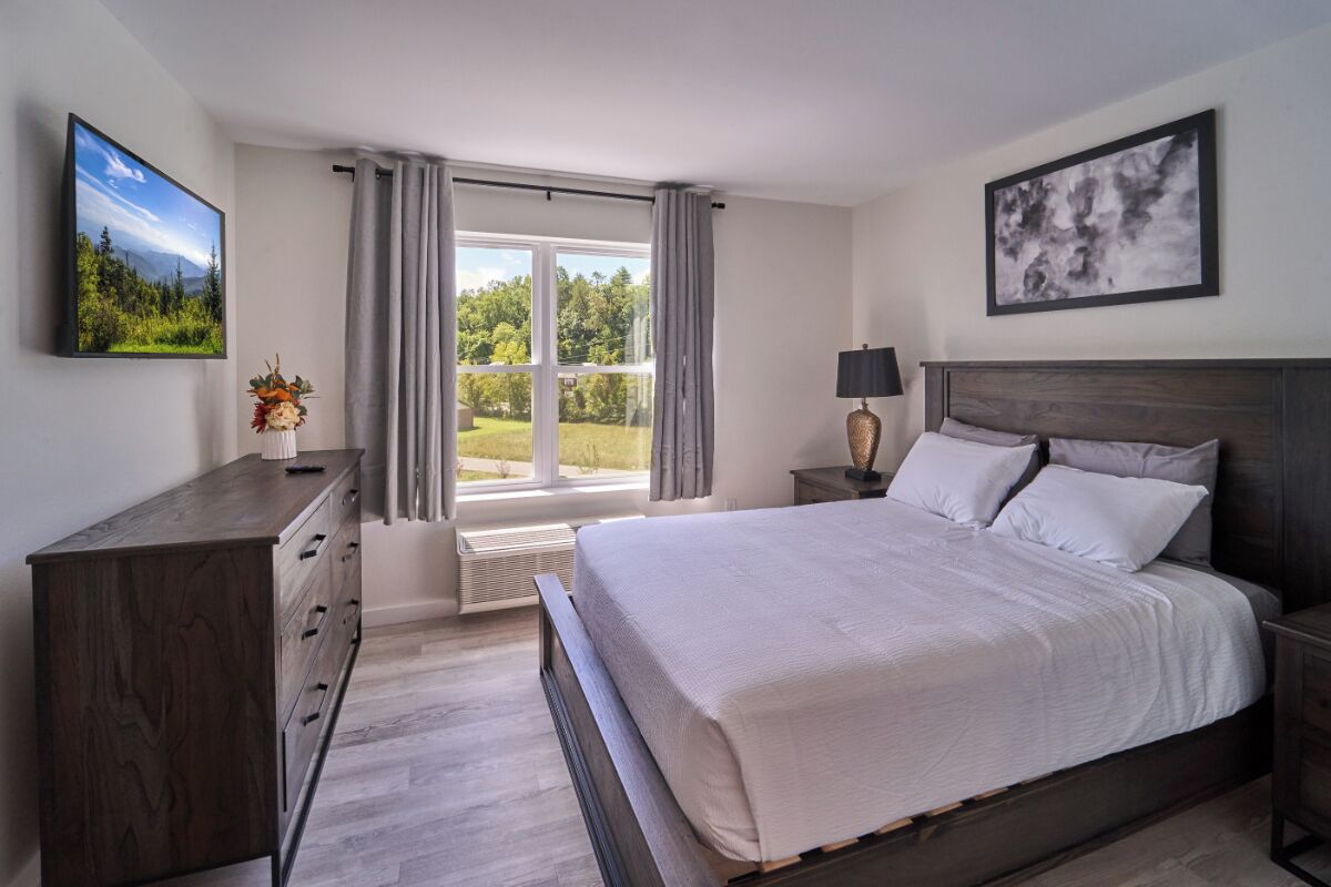 1 slaapkamer, een bureau, gratis wifi, beddengoed