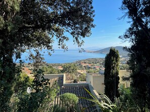 Property grounds - Beautiful villa, sea view, beach within walking distance (Corbara)