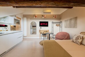 1 Schlafzimmer, Bügeleisen/Bügelbrett, kostenloses WLAN, Bettwäsche