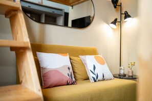1 makuuhuone, silitysrauta/-lauta, ilmainen Wi-Fi, vuodevaatteet