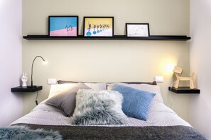 1 chambre, fer et planche à repasser, Wi-Fi gratuit, draps fournis