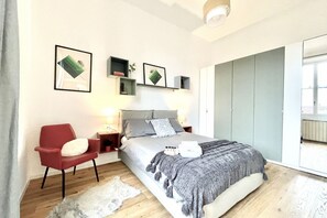 2 bedrooms, iron/ironing board