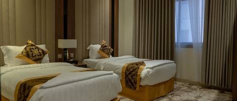 In-room safe, blackout curtains, soundproofing, iron/ironing board