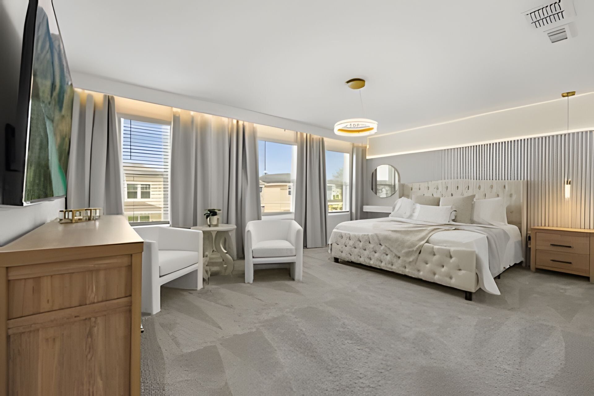 7 Schlafzimmer, Bügeleisen/Bügelbrett, Bettwäsche