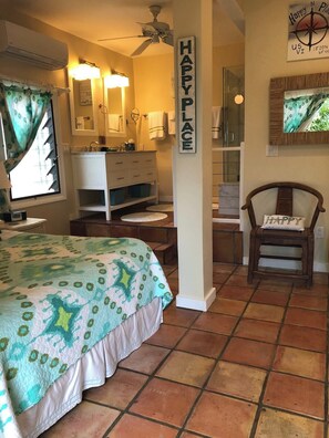 1 chambre, fer et planche à repasser, Wi-Fi, draps fournis