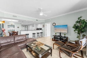 Living area - Treasure Island 1102 (Panama City Beach)