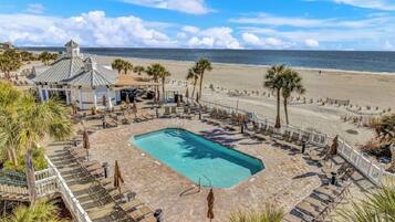 Indoor pool, a heated pool
