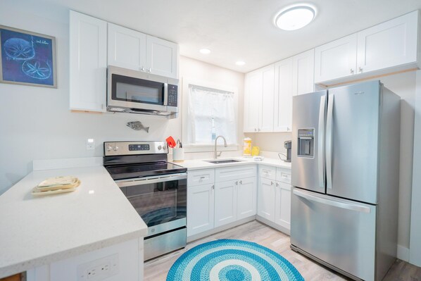 Maison, 1 grand lit et 1 canapé-lit (Beach Haven South 124) | Cuisine privée | Un four, grille-pain