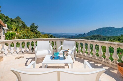 Villa Les Adrets Mandelieu Hillside With Pool - 2303