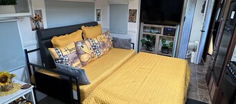 Cozy 1 bedroom RV, pet friendly in fantastic Aztec with Animas River access