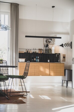 Stovetop - Logierhaus M - stylish accommodation in Logier 1 on the North Sea coast (Esens)