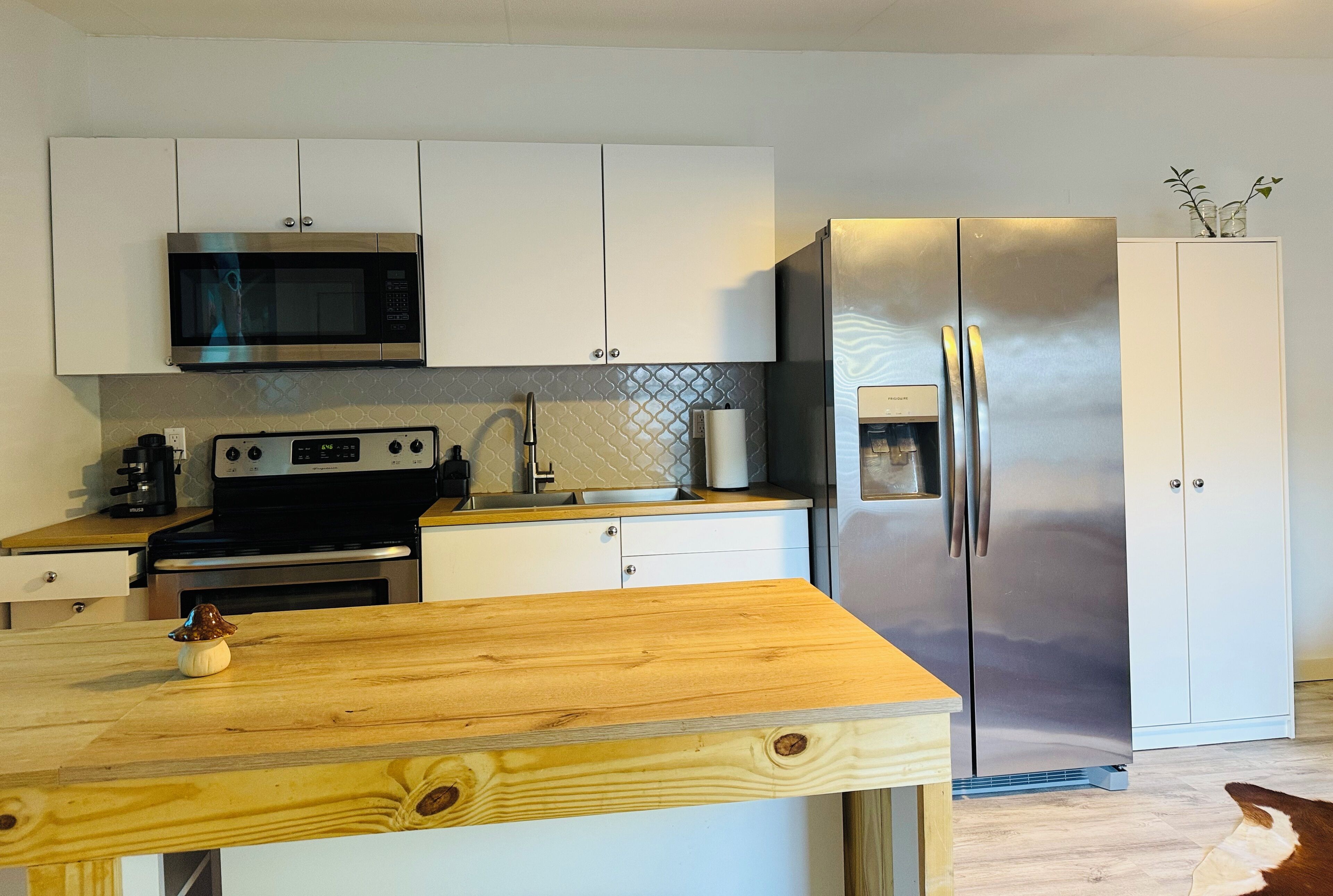 Microwave, oven, stovetop