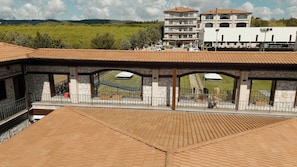 Façana frontal de l'allotjament