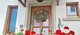 Relaxing under the castle