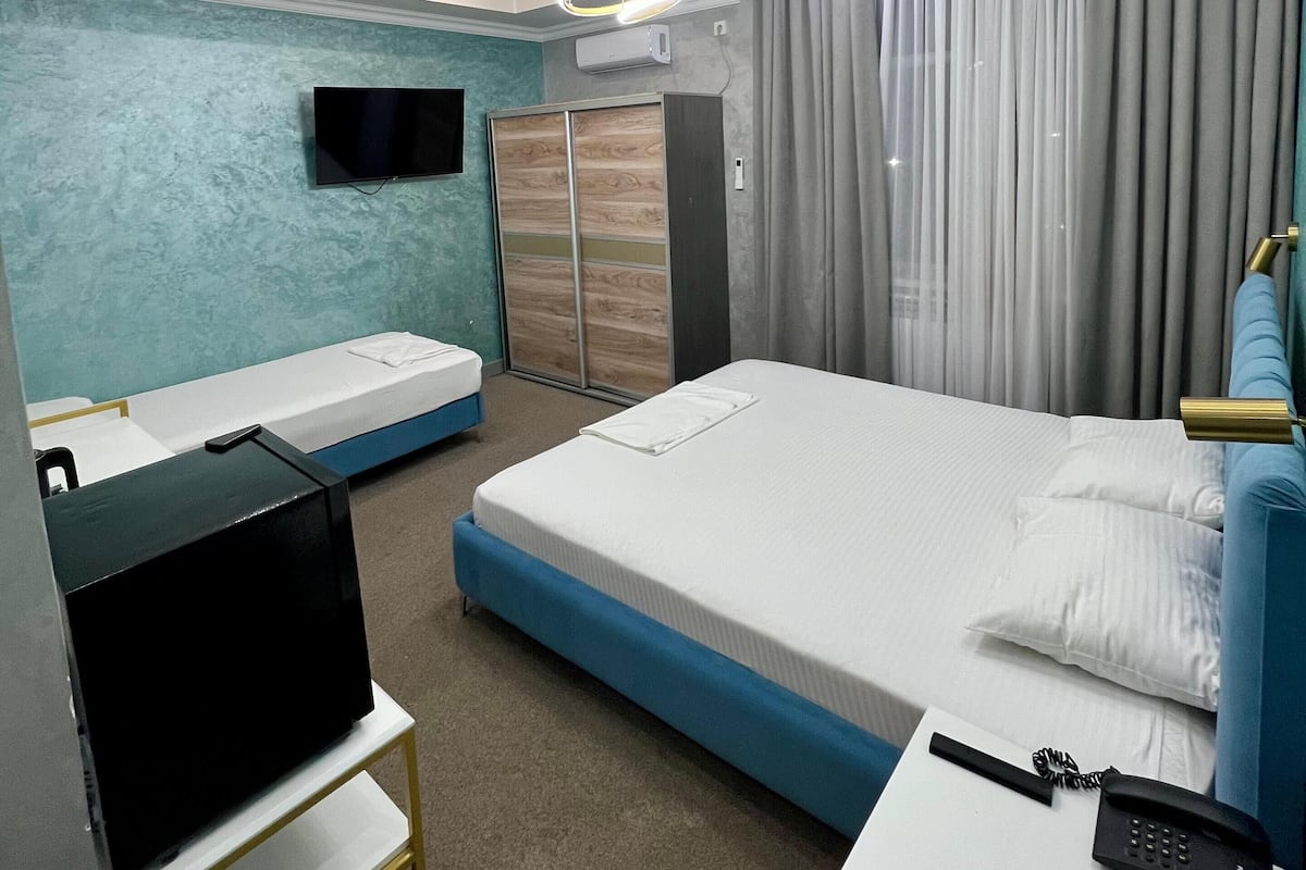 Deluxe-værelse til 3 personer | Strygejern/strygebræt, gratis Wi-Fi