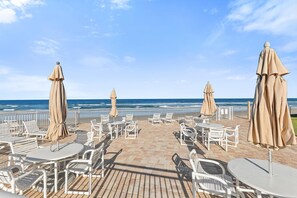 Condo, 1 King Bed (Ocean Club North B213) | Outdoor dining - Ocean Club North B213 (New Smyrna Beach)