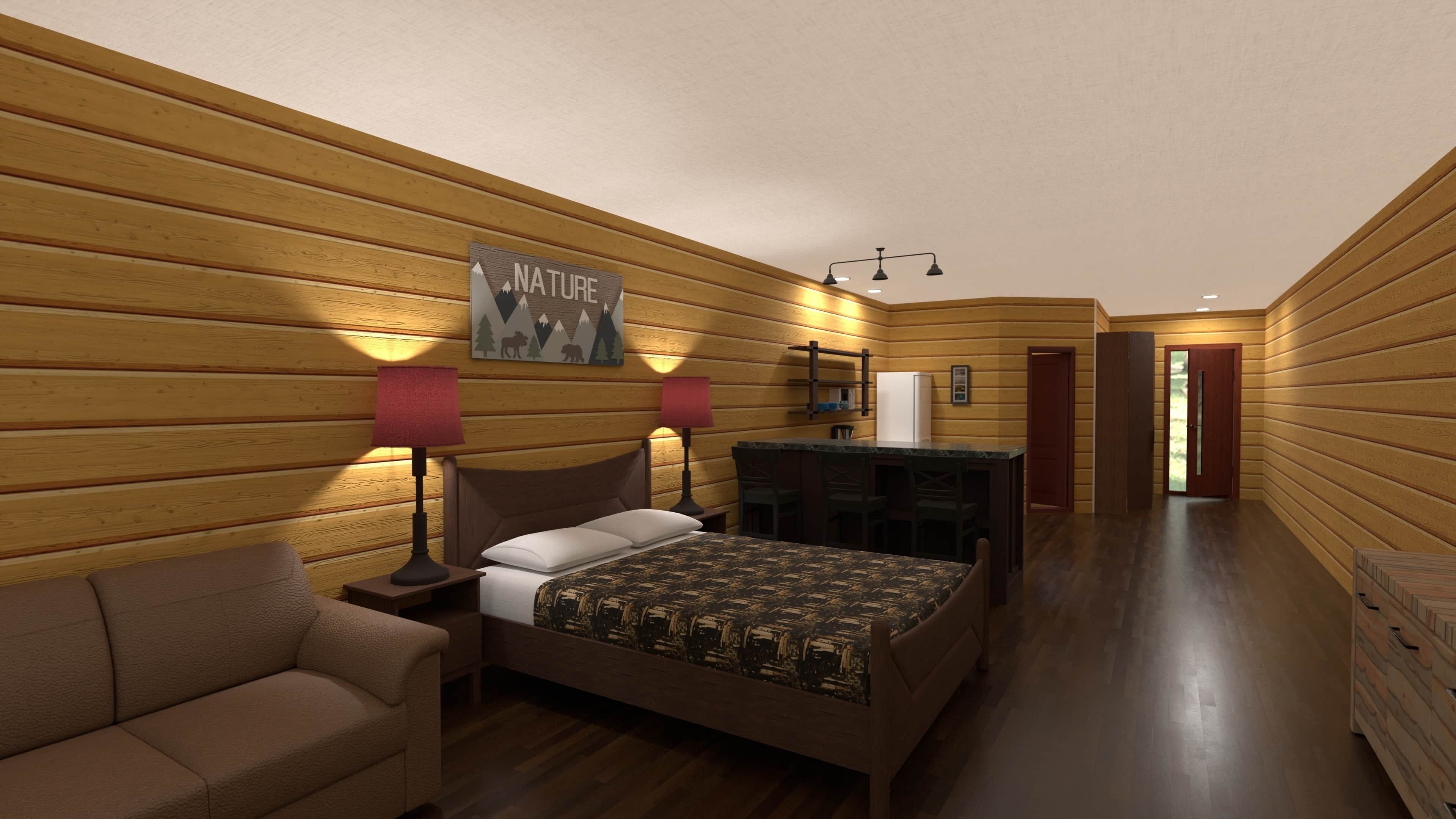 1 chambre, Wi-Fi, draps fournis