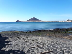 En la playa 