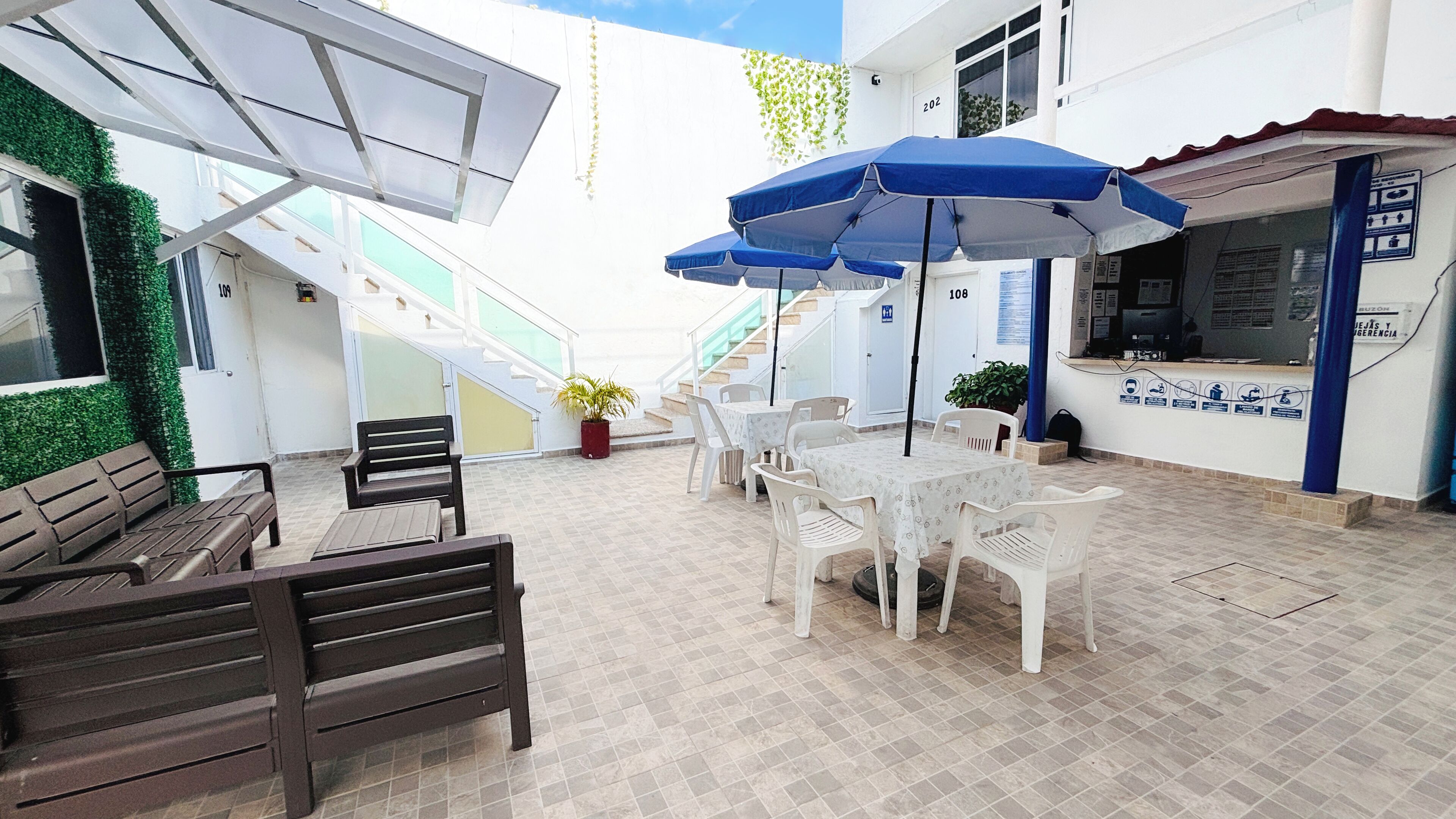 Fassade der Unterkunft