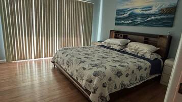 2 bedrooms, iron/ironing board, travel crib, free WiFi