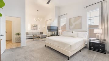 3 bedrooms, desk, iron/ironing board, free WiFi