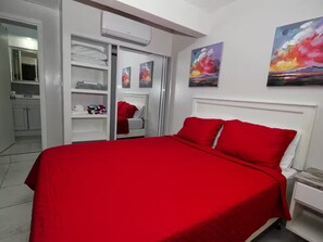 1 chambre, fer et planche Ă repasser, Wi-Fi, draps fournis