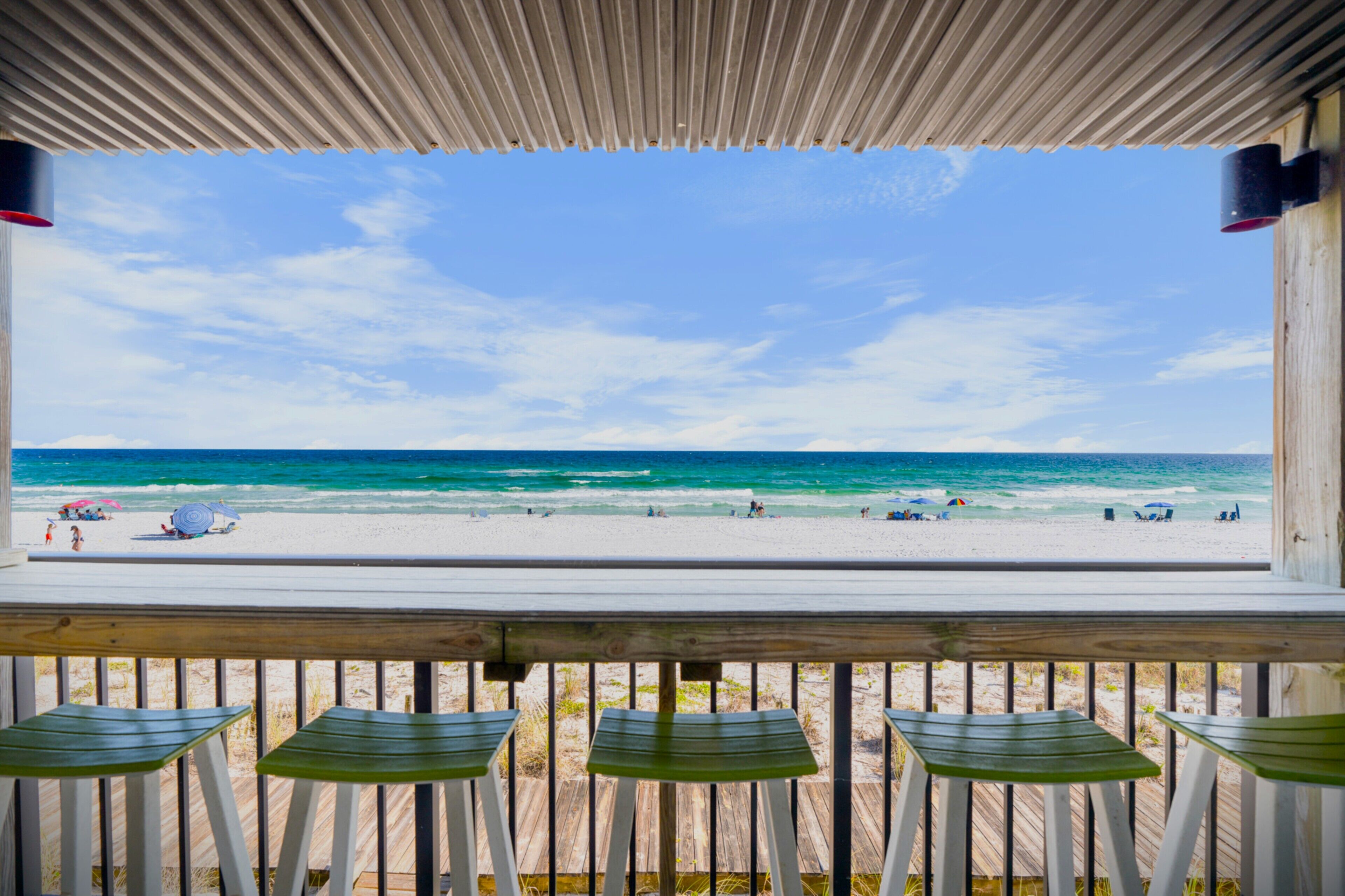 Sun loungers, beach towels