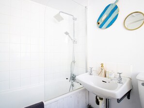 Hair dryer, towels