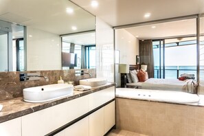 Hair dryer, towels