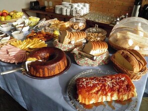 Petit déjeuner continental compris tous les jours