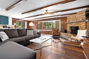Smart TV, fireplace, offices