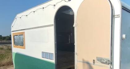 Vintage Caravan by the beach