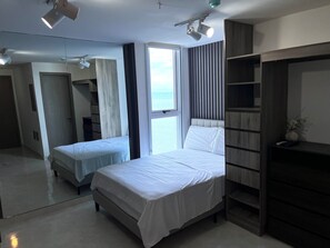 1 bedroom, Internet, bed sheets - Seaview Comfort Studio (Panamá)