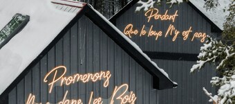 Luxury mini-chalets to disconnect for two with a private spa nestled in the hear