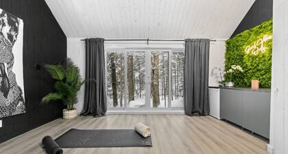Luxury mini-chalets to disconnect for two with a private spa nestled in the hear