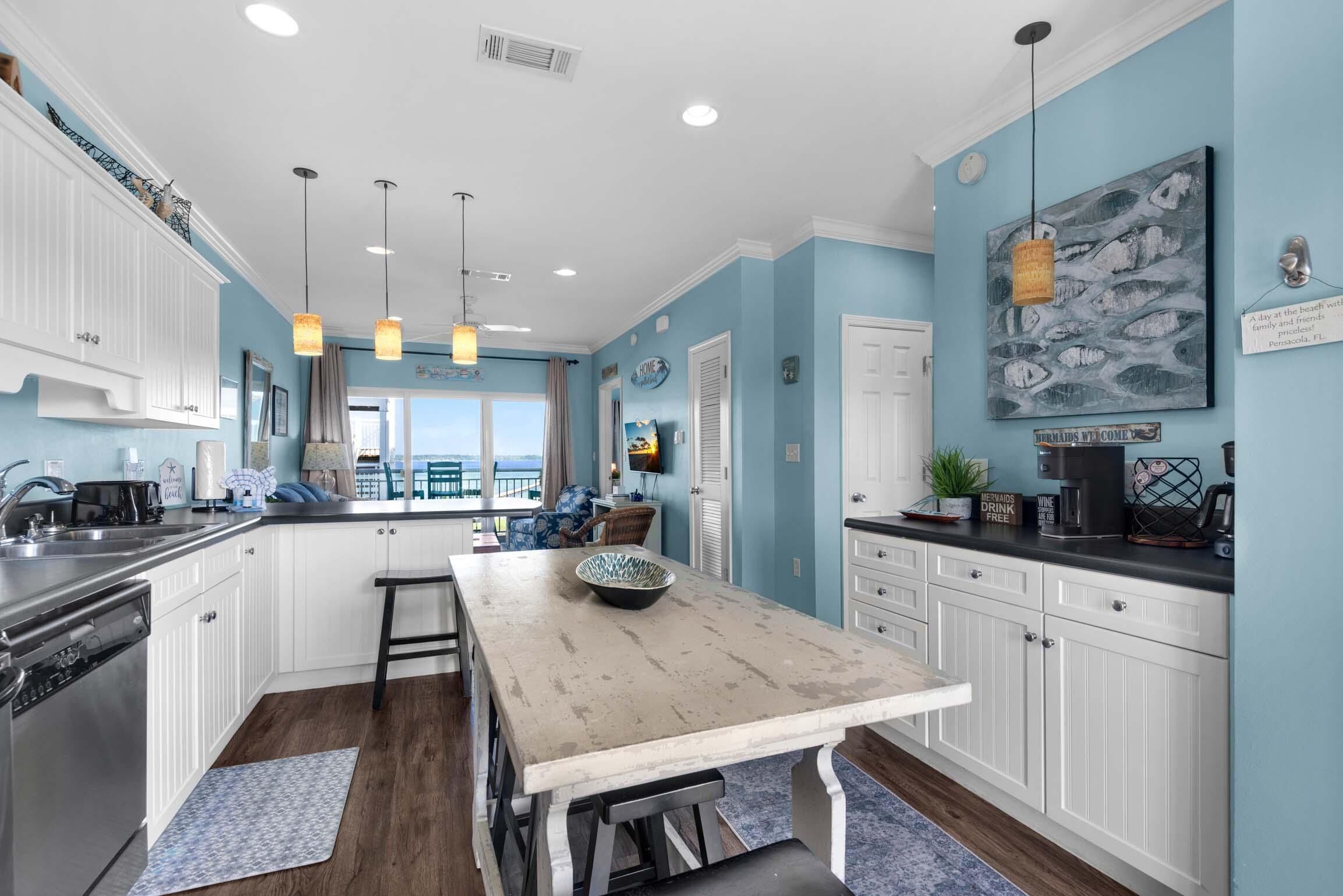 Appartement, 1 queensize bed met slaapbank (Baywatch H3) | Privékeuken | Een oven, een broodrooster