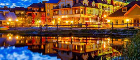 Front of property – evening/night