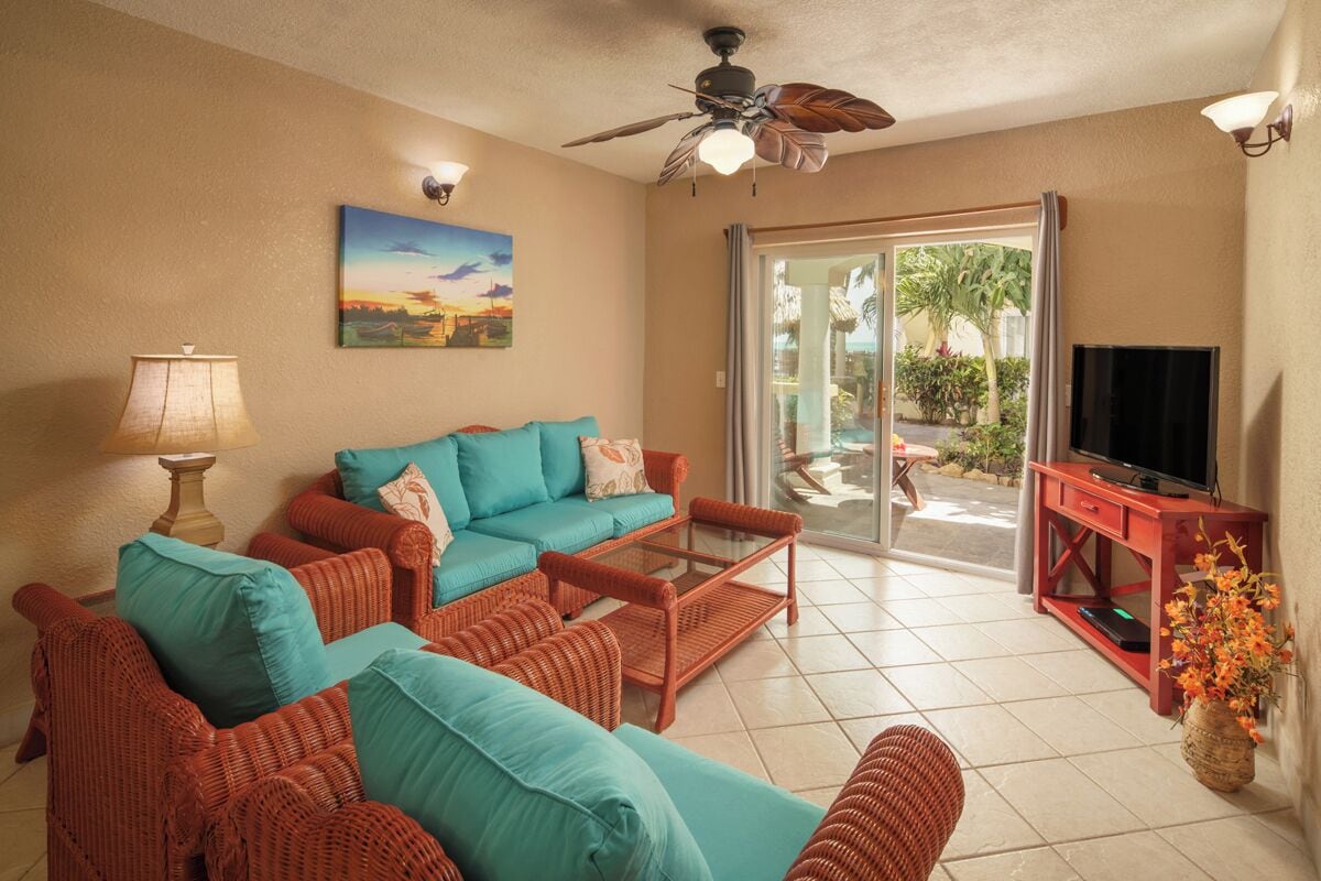 2 Bedroom Garden View | Coin séjour